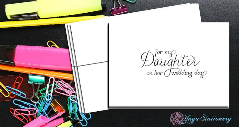 For my daughter on her wedding dayFor my daughter wedding day wishesdaughter wedding day note