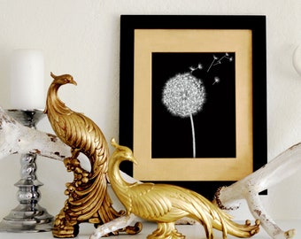 Whistful - Freehand Ink Drawing, Signed, Numbered, Limited Edition Giclee Print on Fine Art paper