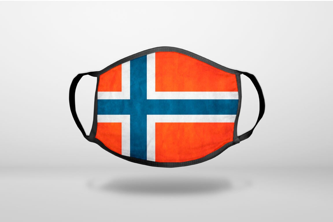 Plastic Face Mask-white -  Norway