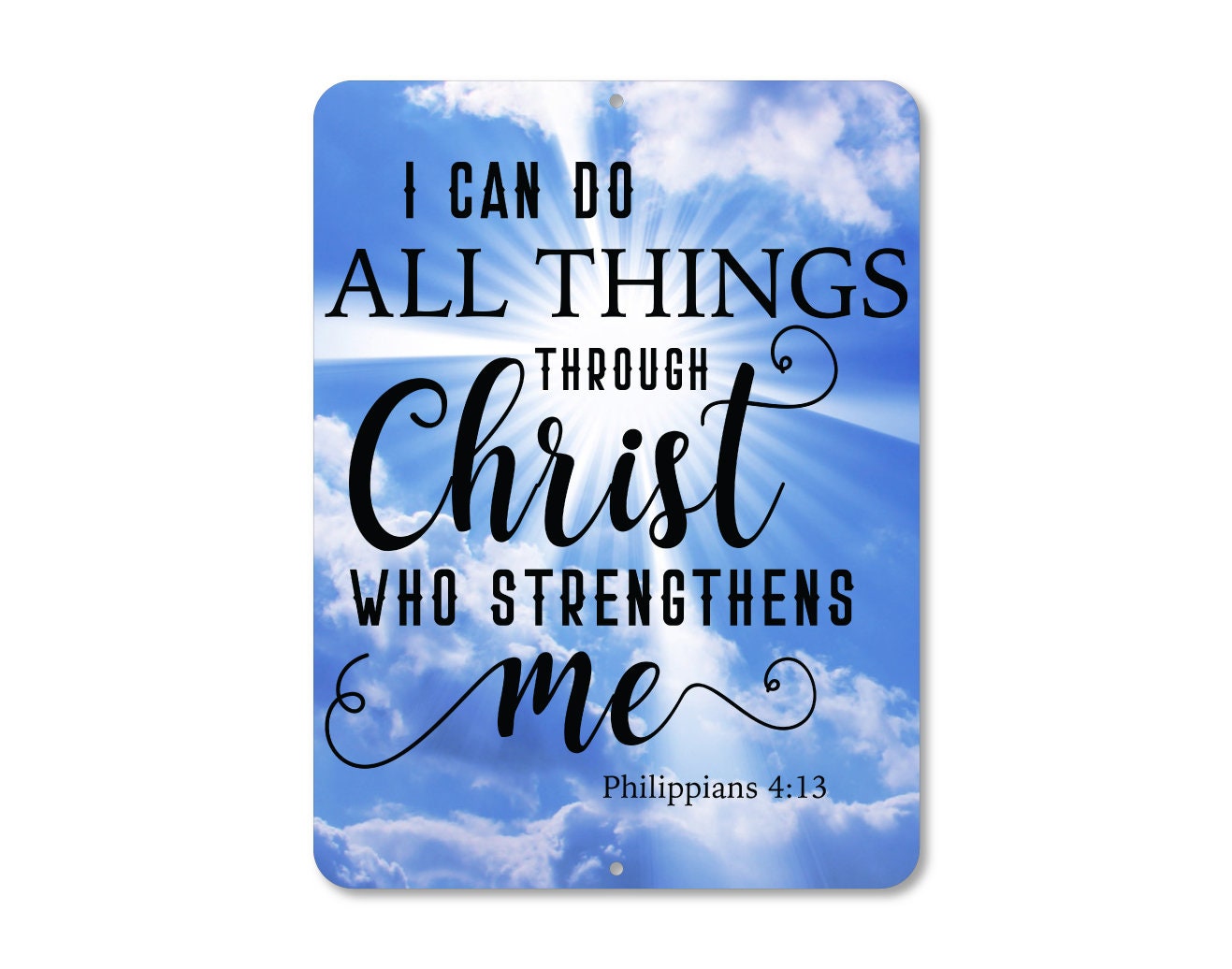 Bible Verse CUSTOM I Can Do All Things Through Christ / - Etsy