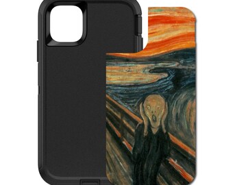 Custom Personalized Skin/Decal for OtterBox Defender Case - Apple iPhone Samsung Galaxy - Edvard Munch The Scream