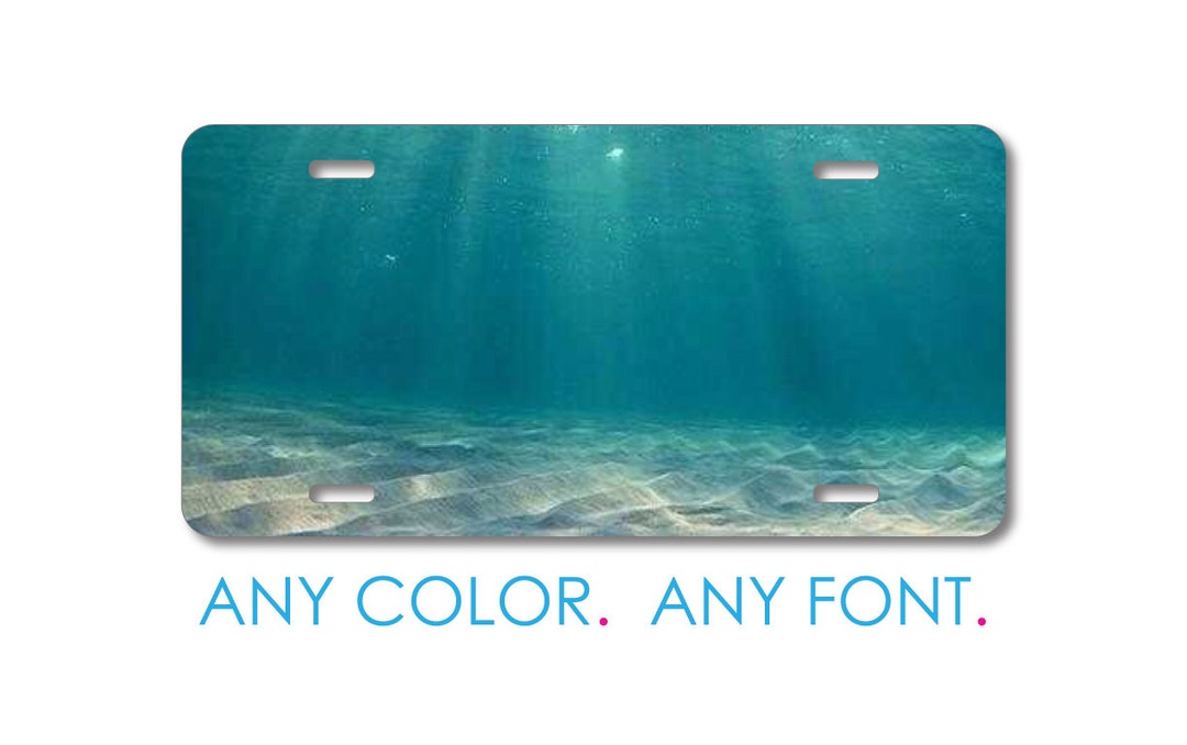 Custom License Plate Front Car Tag Aluminum or Plastic Etsy