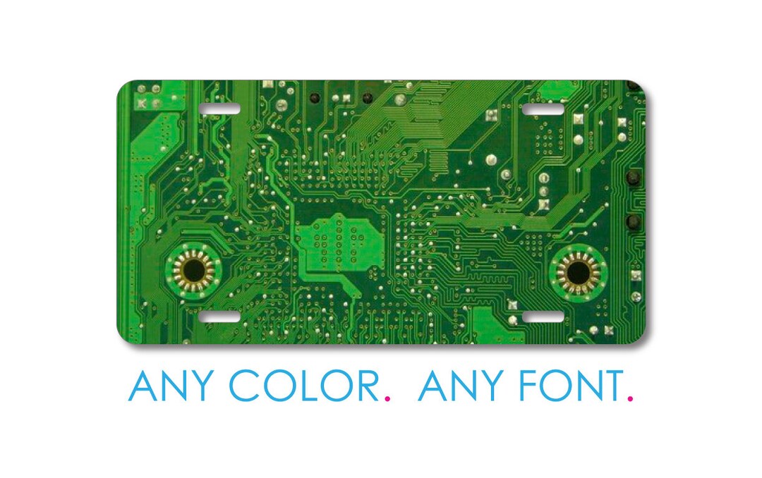 Custom License Plate Front Car Tag, Aluminum or Plastic Personalized