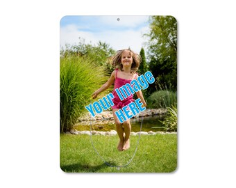 Your Image Here - CUSTOM - Parking Only / Your Image Here - Any Color - 9" x 12 " - Customize Your Design