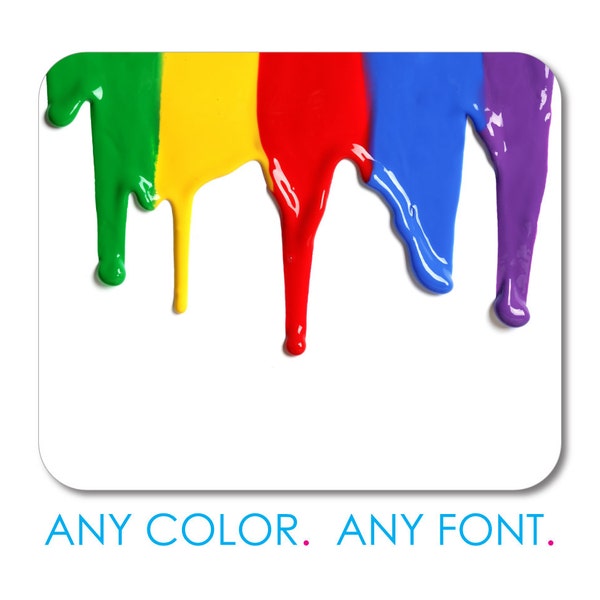 Rainbow Mouse Pad - Etsy