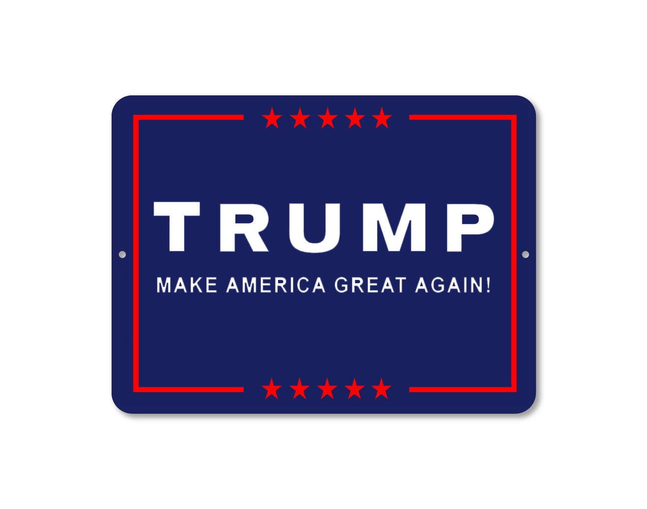 Trump MAGA - CUSTOM - Trump / Make America Great Again - Any Color - 9" x 12 " - Customize Your Design