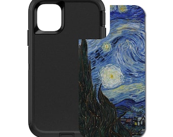 Custom Personalized Skin/Decal for OtterBox Defender Case - Apple iPhone Samsung Galaxy - Van Gogh Starry Night