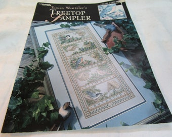 Teresa Wentzler Camelot Sampler cross stitch leaflet Just Cross Stitch 1995