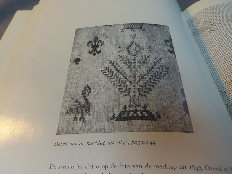 Cross Stitch Pattern Book Samplers Dutch Language Undated but circa 1970s or 80s Merklappen