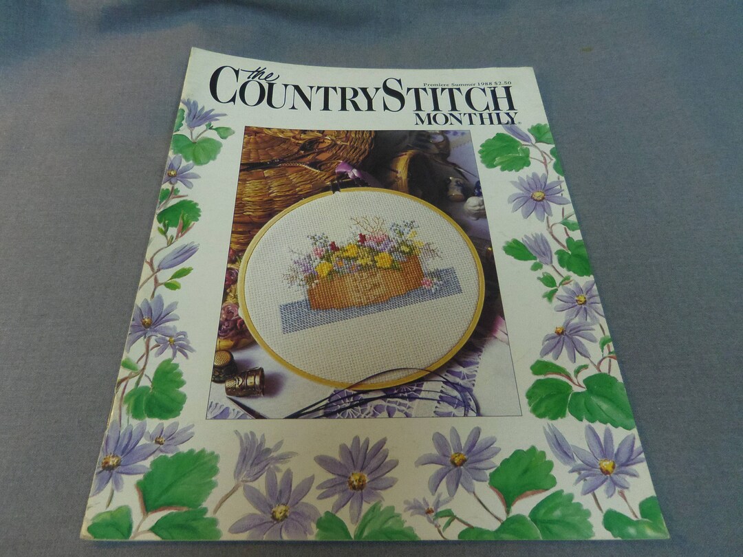The Country Stitch Monthly Counted Cross Stitch Patterns - Etsy