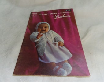 Knitting Patterns for Babies Nursery Styles for 3 to 12 Months Beehive Book No 111