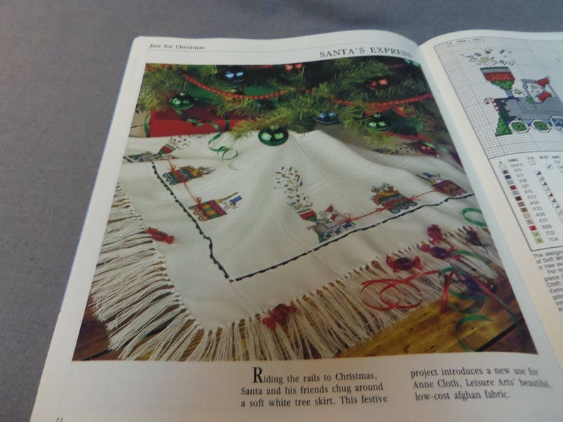 Teddy/'s Tea Party Cat and Pink Rose July 1990 Flowers For the Love of Cross Stitch Magazine 21 Projects