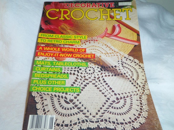 Decorative Crochet Magazine No 6 Nov 1988 Thread Crochet Etsy
