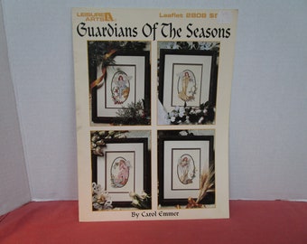Guardians of the Seasons, Angels, Counted Cross Stitch Chart, Leisure Arts 2808, Carol Emmer, 1995