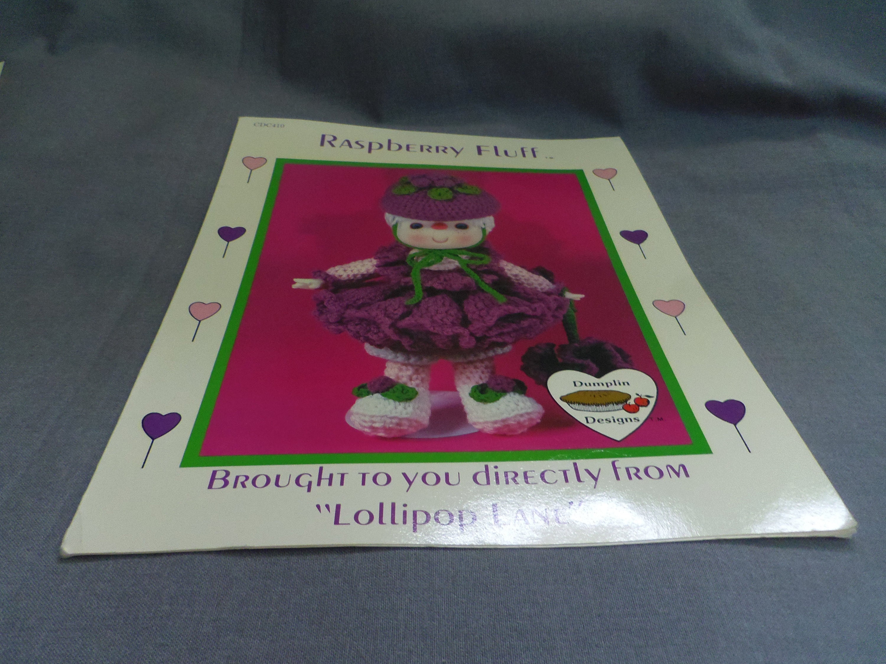 Tools Raspberry Fluff Dumplin Design Lollipop Lane Crochet Fashion Doll