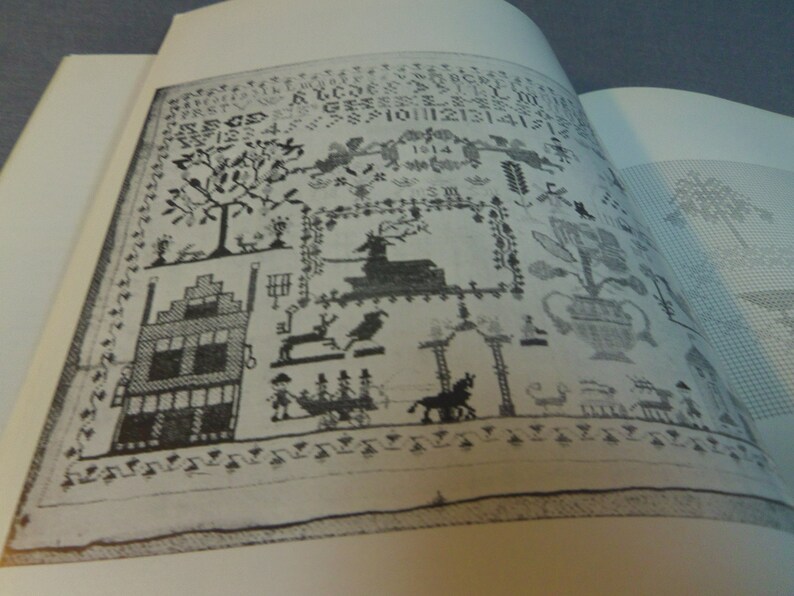 Cross Stitch Pattern Book Samplers Dutch Language Undated but circa 1970s or 80s Merklappen