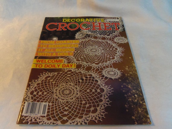 Decorative Crochet Magazine No 15 May 1990 Thread Crochet Etsy