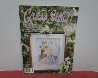 For the Love of Cross Stitch Magazine, March 1993, Valentines, Baby Blessing, Spring Fairy