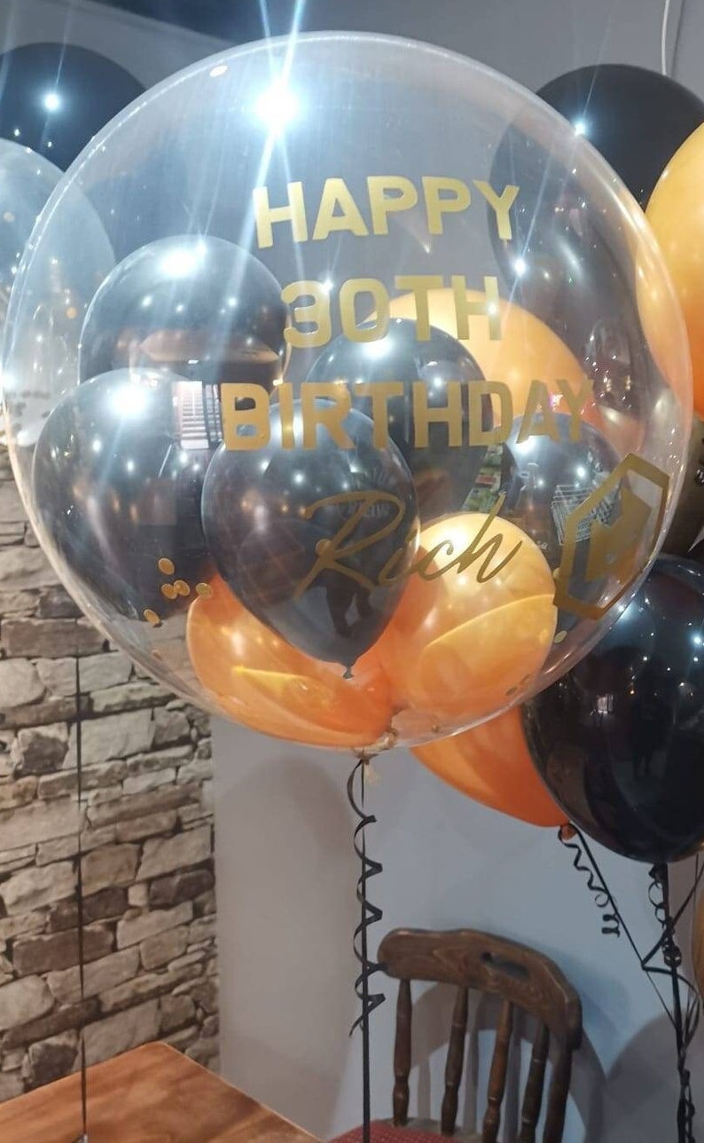 Wolves Bubble Balloon - Local Collection/delivery Wolverhampton ONLY ...