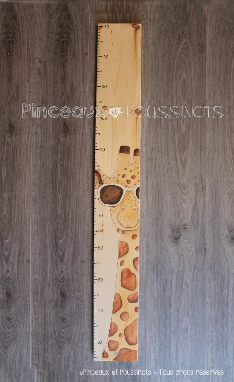Échelle de croissance GIRAFE toise échelle