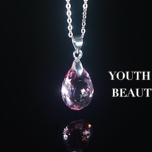 Youthful Hebe Kami Crystal™ (Pendant) by Atlantean King™ ~ Greek Goddess of Youth, Youthful Innate DNA, Inner Child, Restore Vitality,