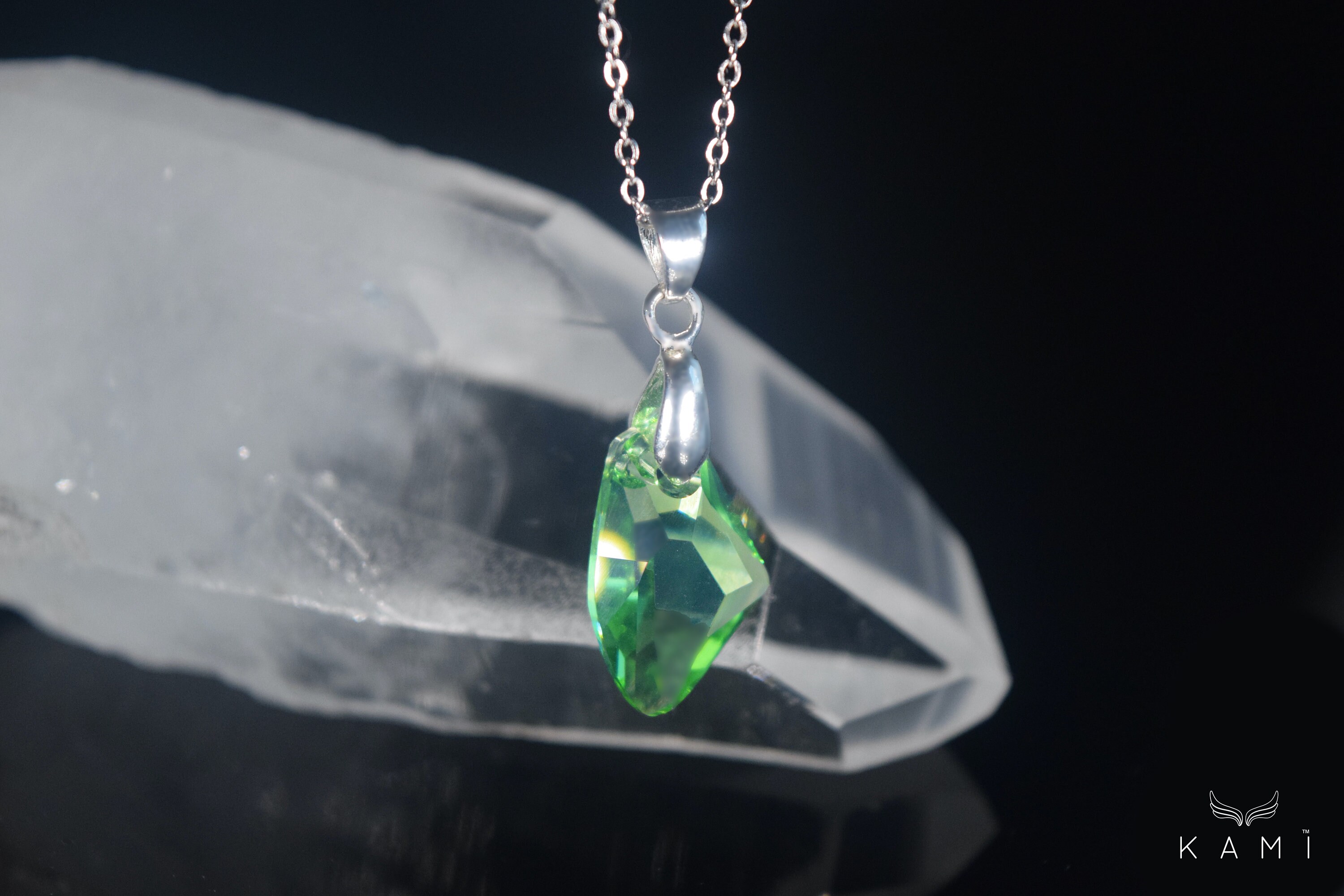 Crystal Raphael Archangel Raphael Kami Crystal™ by Atlantean King™ ~ Green Healing Rays ...