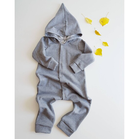 hooded romper baby