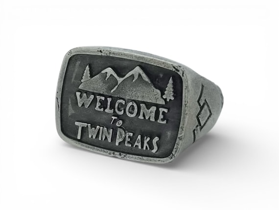 Twin Peaks Ring - Bronze - Jewelry - David Lynch Tribute TV Series
