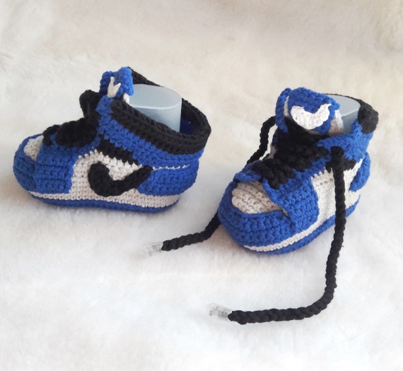 knitted nike booties