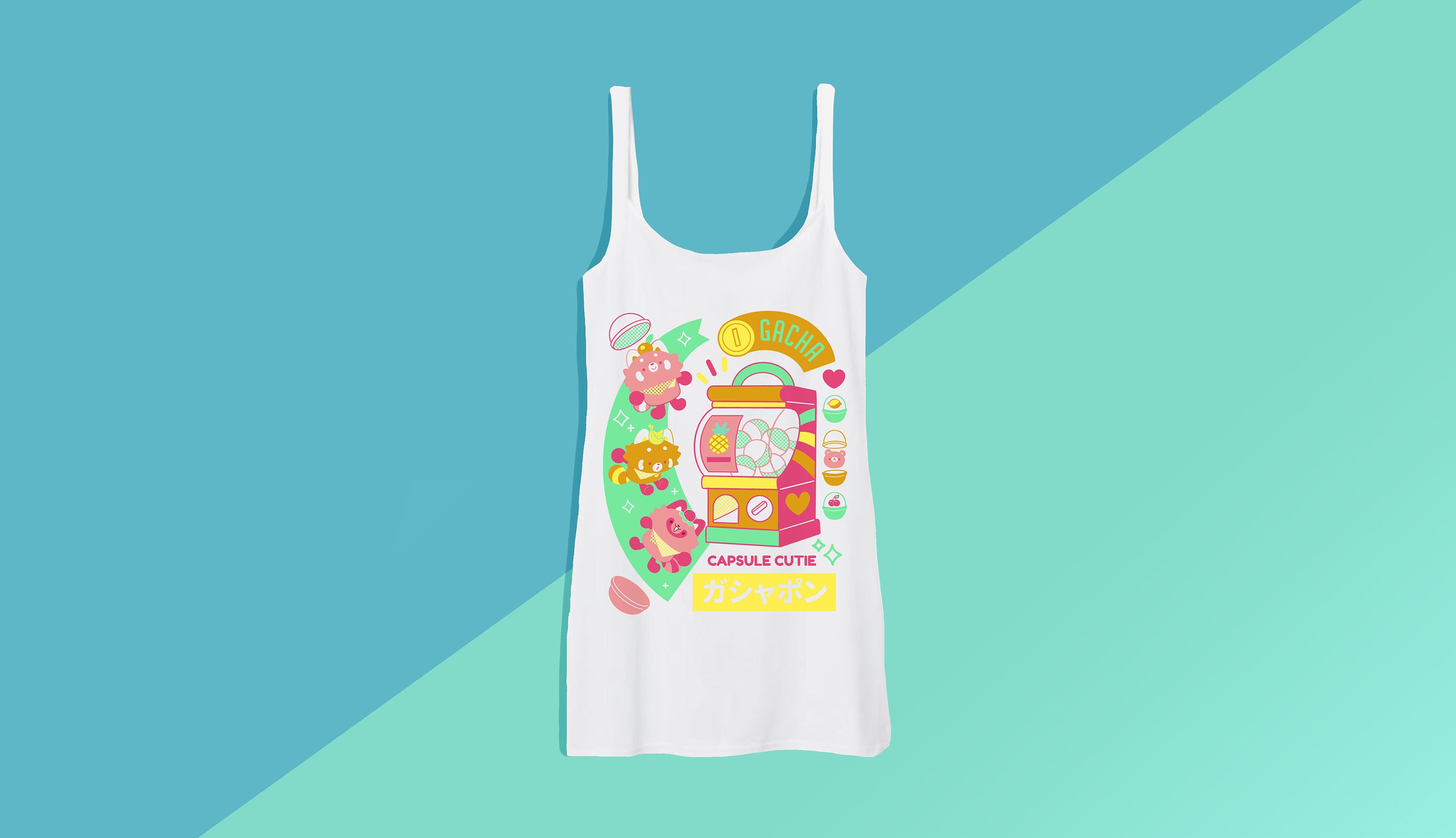 Gacha Life Girl T-shirt, série Gacha Club, moda coreana fofa