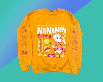 Nanamin Bakery Gold Crewneck Sweater