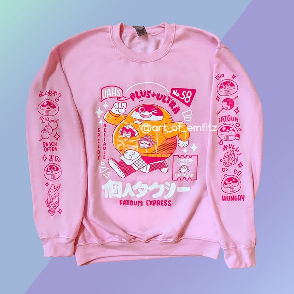 Taxi Pink Crewneck Sweater