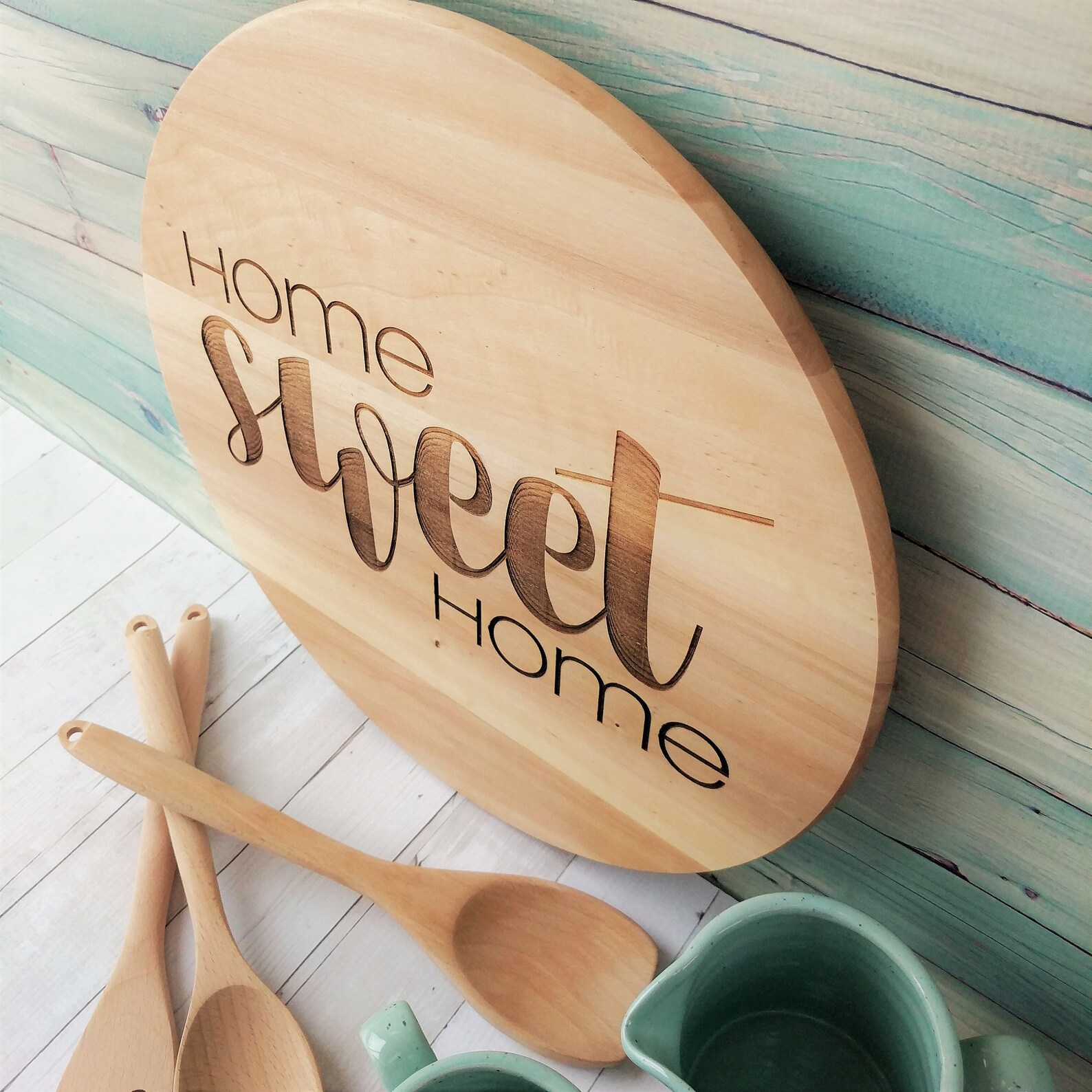 Gravierte Birke faul Susan Home Sweet Home | Etsy