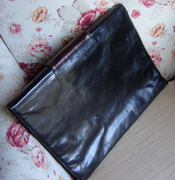 70s Clutch - Best Nappa leather - Great Design - … - image 4