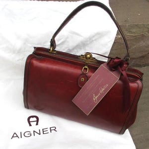 【AIGNER】ボストンバッグ Vintage Classic aigner bag - Etsy 日本