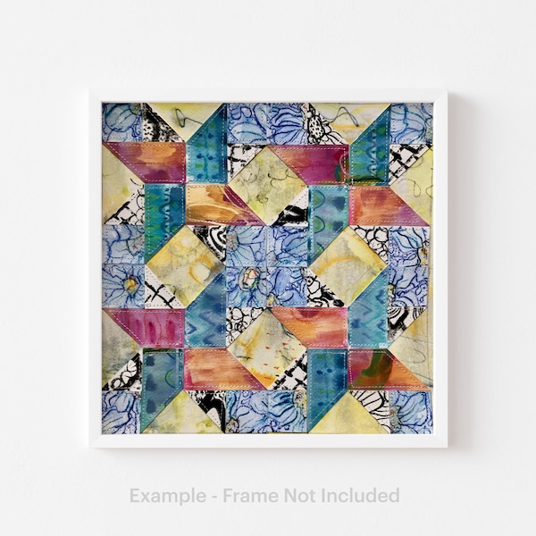 Hand Painted Quilt Blocks Etsy