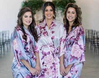 Floral Bridesmaid Robes, Getting Ready Robes, Bridesmaids Party Robes, Wedding Robes, Bridesmaid Gift, Gift for Bridesmaid, SALE!!!