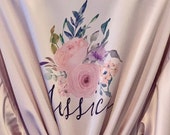 Customized Bridesmaid Gifts, Silk Bridesmaids Robes, Personalized Bridesmaid Robe, Bridal Robes Set, Bridesmaid Proposal, Bride Robe