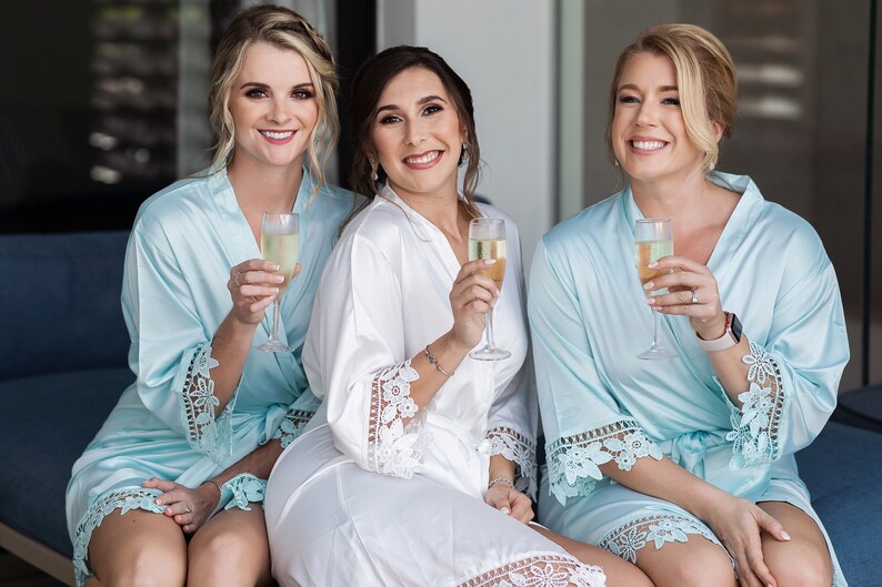 CUSTOMIZED Bridesmaid Robes, Bridesmaid Gift, Wedding Robe, Bridesmaid Proposal, Bride Robe, Wedding Gift