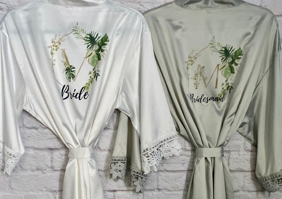 boho bridal robe