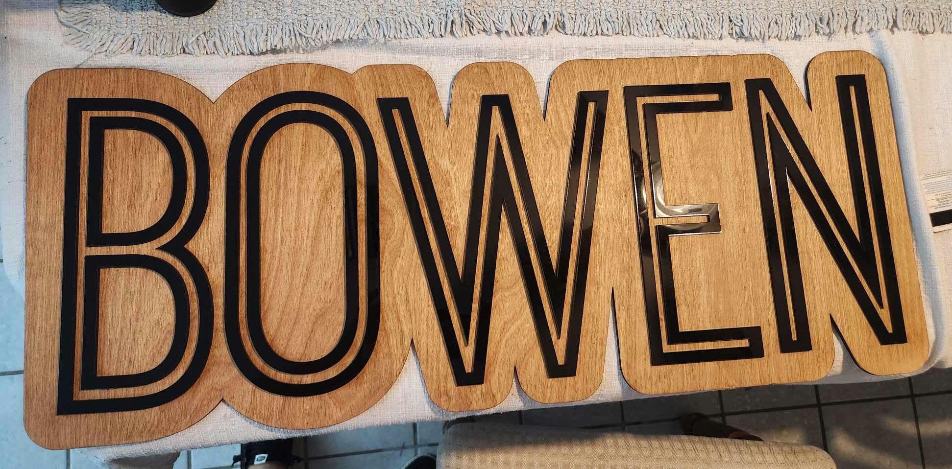 Single Name Nursery Sign - Etsy