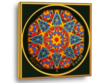 Logo Mandala: Individuell berechnete Energetische Bild für Ihren Business, einzigartige Glücksbringer, personalisierte Geschenk von MariRich