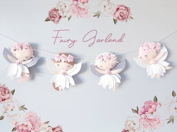 Felt garland cheap nursery