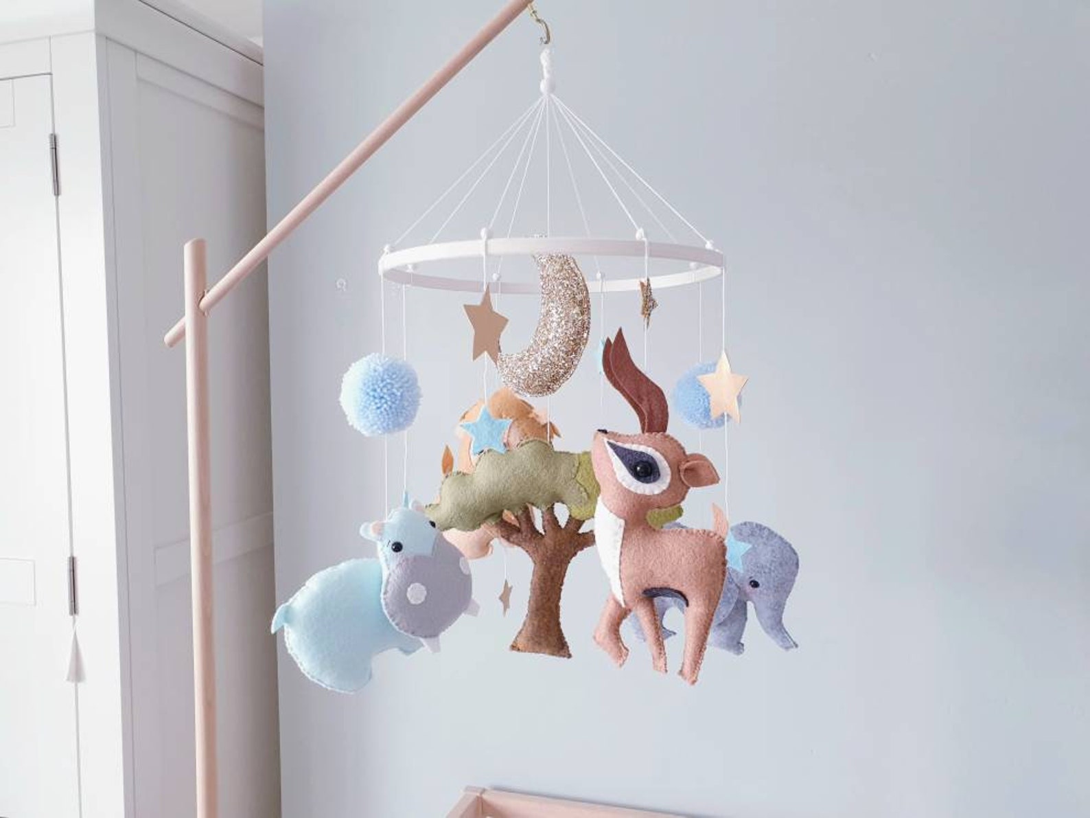 Safari Baby Mobile Safari Nursery Crib Mobile Cot Mobile Etsy