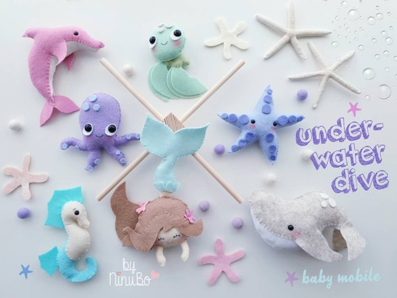 sea life baby mobile