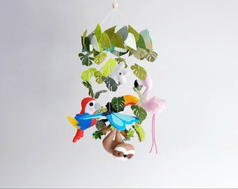 Rainforest baby mobile hotsell