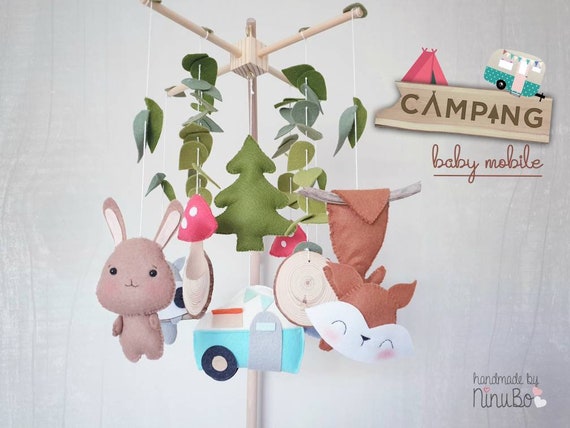 camping baby mobile