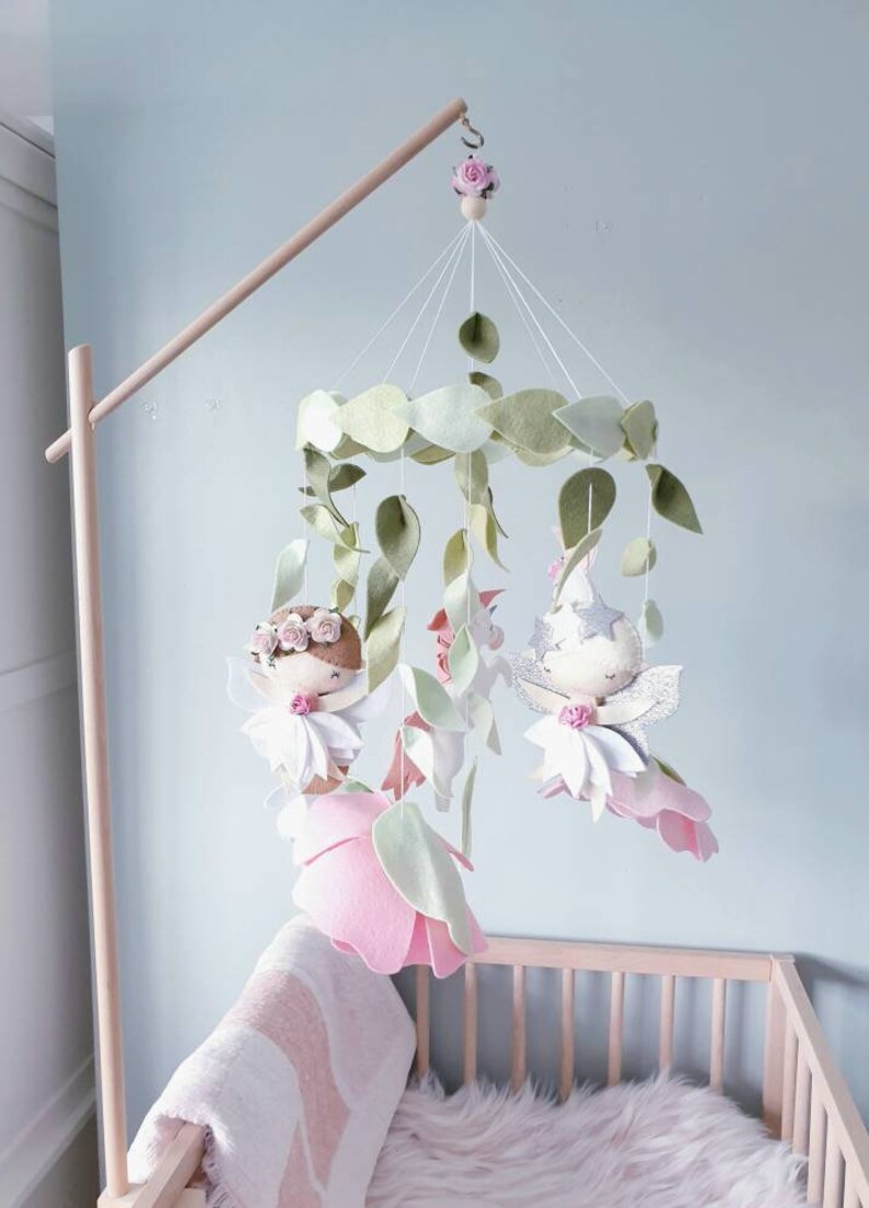 Fairy Baby Mobile Cot Mobile Crib Mobile Flower Mobile Etsy