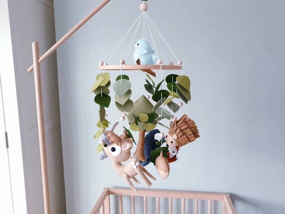 Woodland Gathering Baby Mobile Cot Mobile Crib Mobile - Etsy Hong Kong