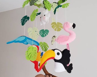 Rainforest crib mobile online